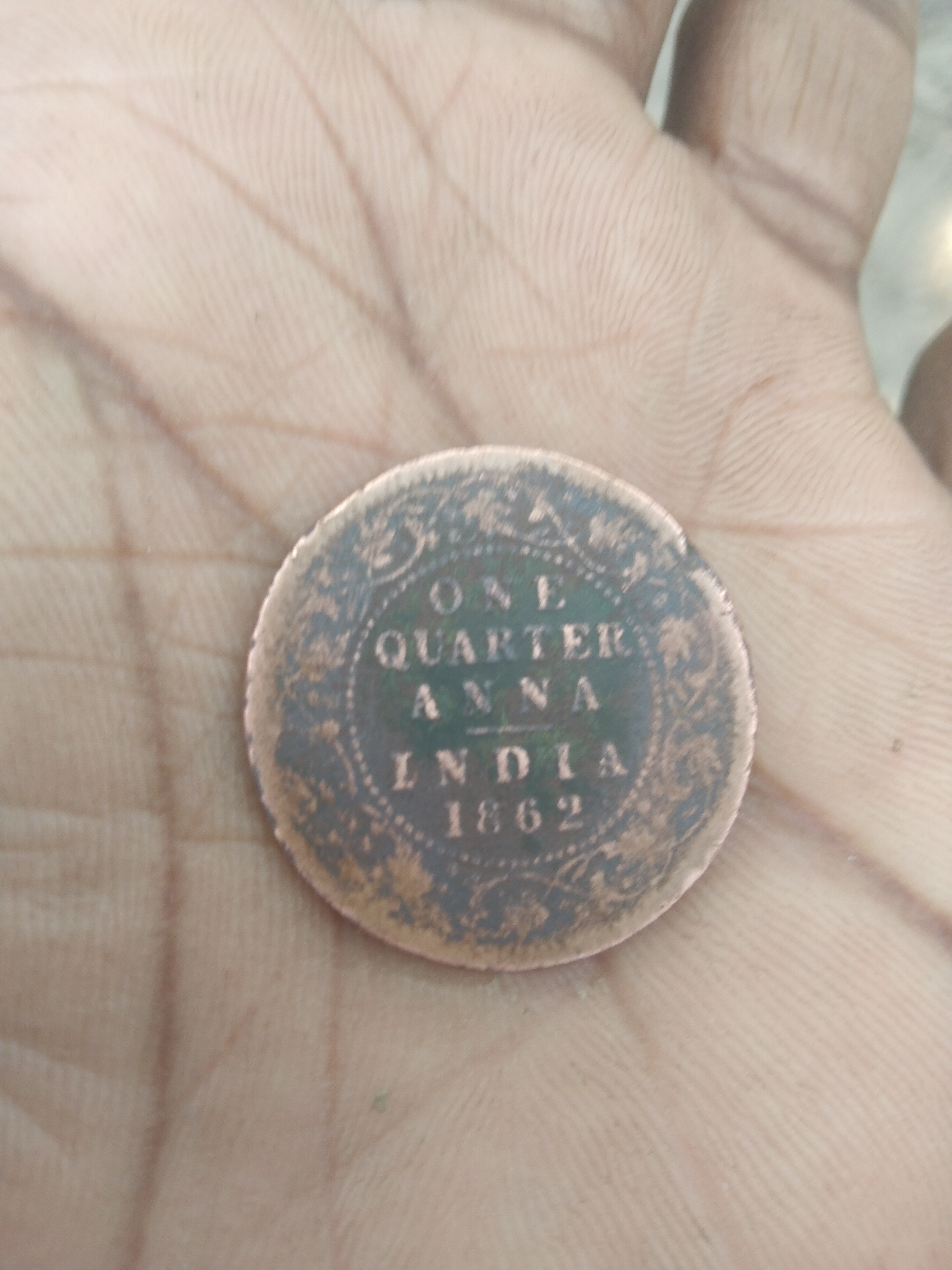 1862 One Quarter Anna price in Bangladesh